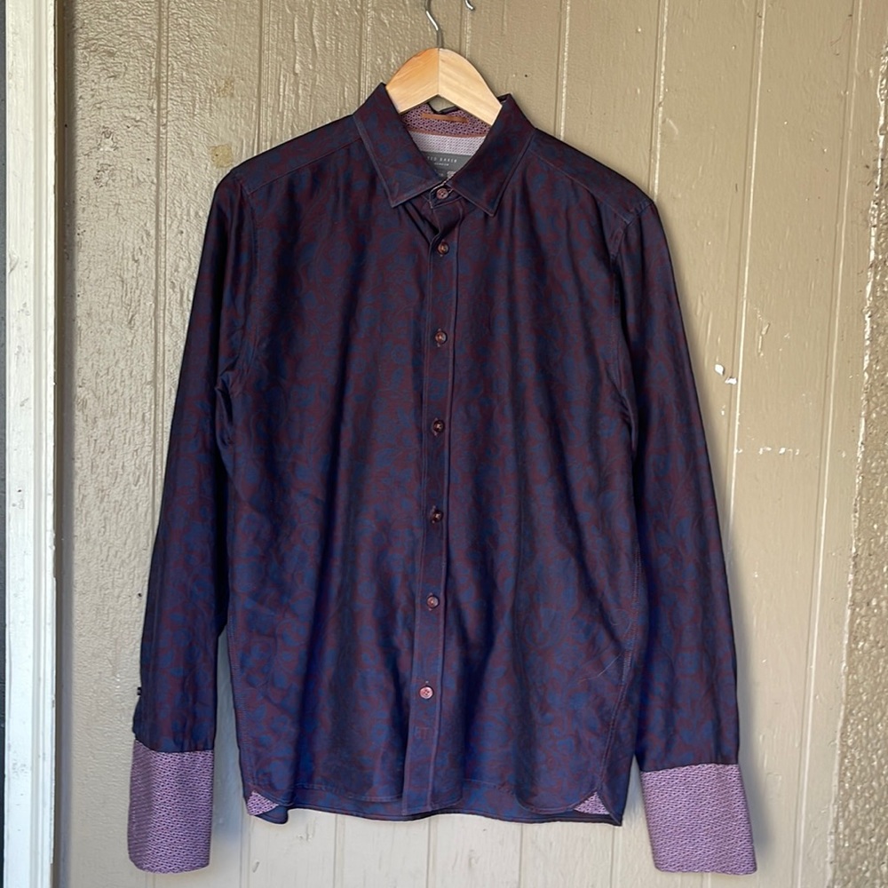 Ted Baker floral buttoned shirt